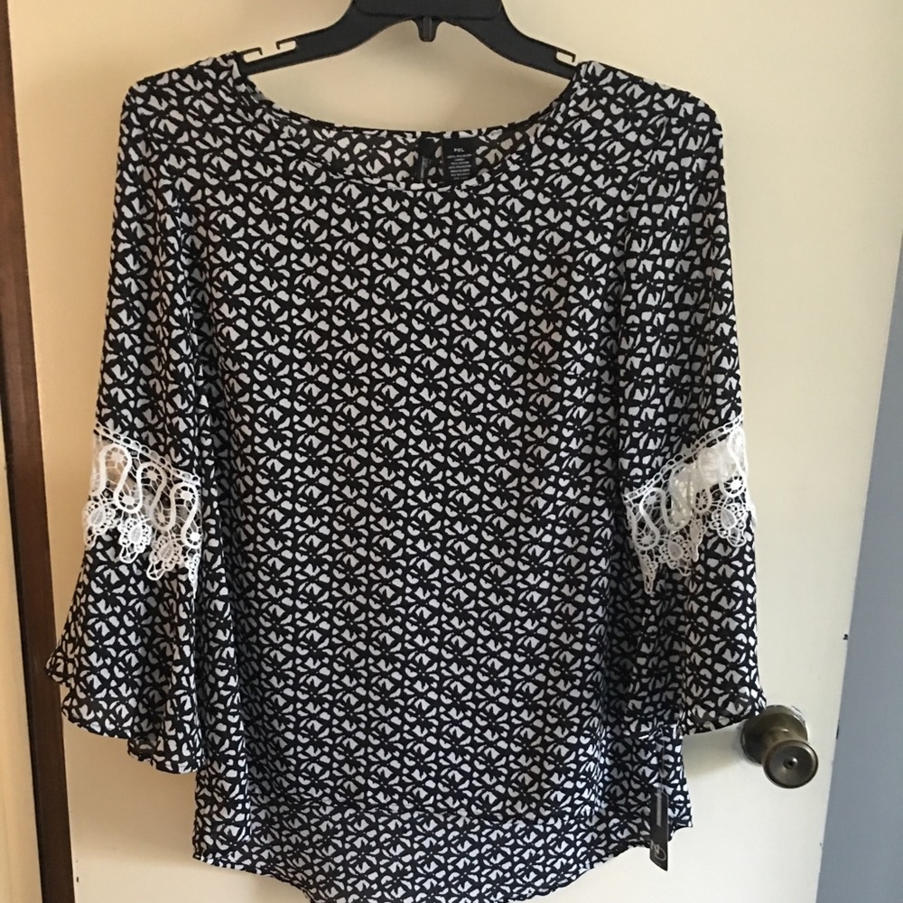 PXL Black and White Shirt with tags